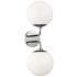 Mitzi Stella 20" High Polished Nickel 2-Light Wall Sconce