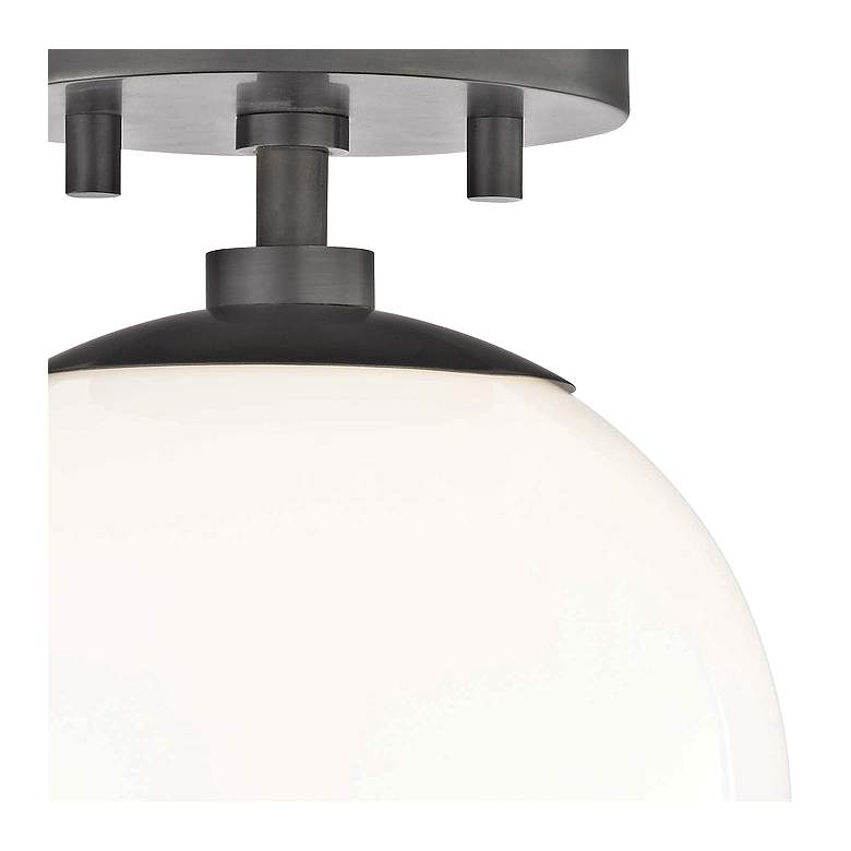Image 3 Mitzi Stella 7" Wide Old Bronze Ceiling Light more views