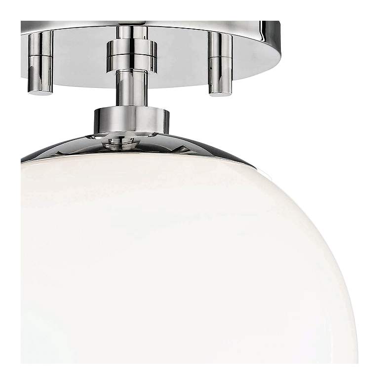 Image 3 Mitzi Stella 7 inch Wide Polished Nickel Ceiling Light more views