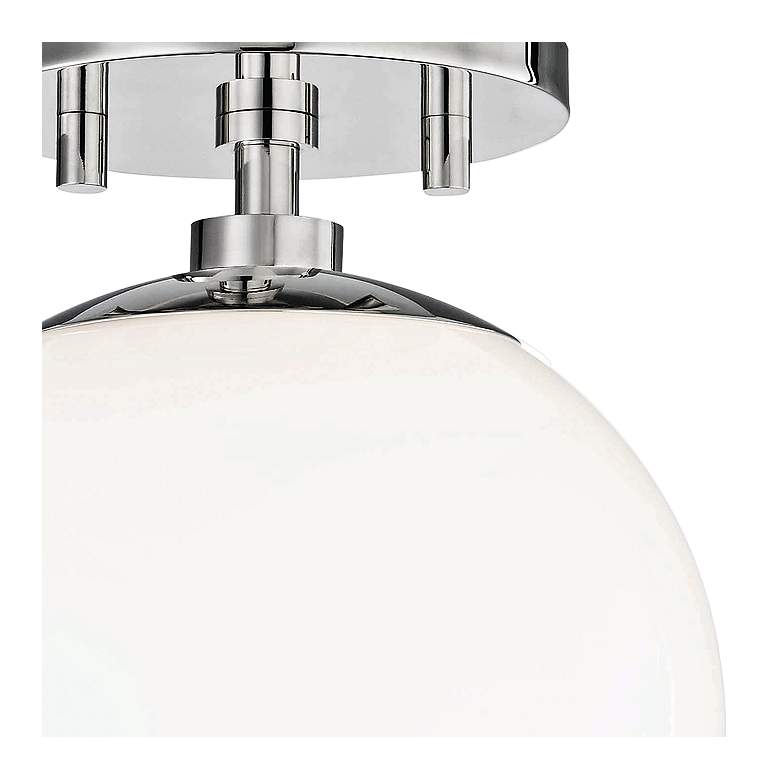 Image 3 Mitzi Stella 7" Wide Polished Nickel Ceiling Light more views