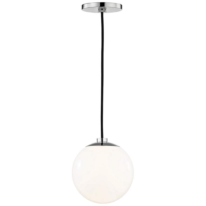 Image 1 Mitzi Stella 7" Wide Polished Nickel Mini Pendant