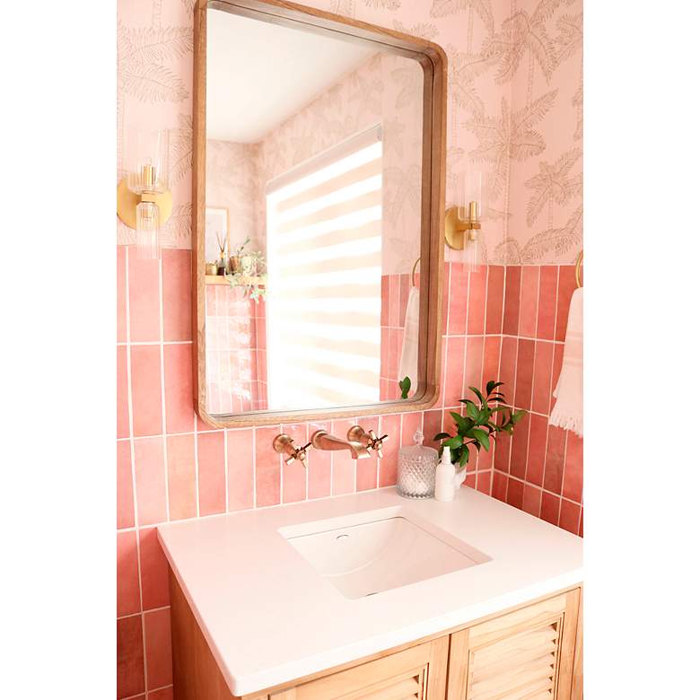 Image 7 Mitzi Tabitha 10 1/4" High Aged Brass 2-Light Wall Sconce more views