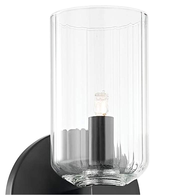Image 2 Mitzi Tabitha 10 1/4"H Soft Black 2-Light LED Wall Sconce more views