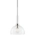 Mitzi Tabitha 10" Wide Polished Nickel Mini Pendant Light