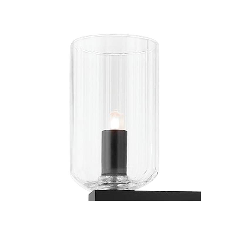 Image 2 Mitzi Tabitha 18 1/4" Wide Soft Black 6-Light LED Bath Light more views