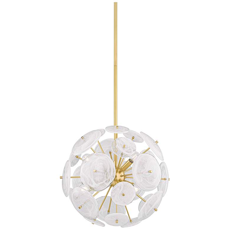 Image 1 Mitzi Tamara Chandelier 20" in Aged Brass
