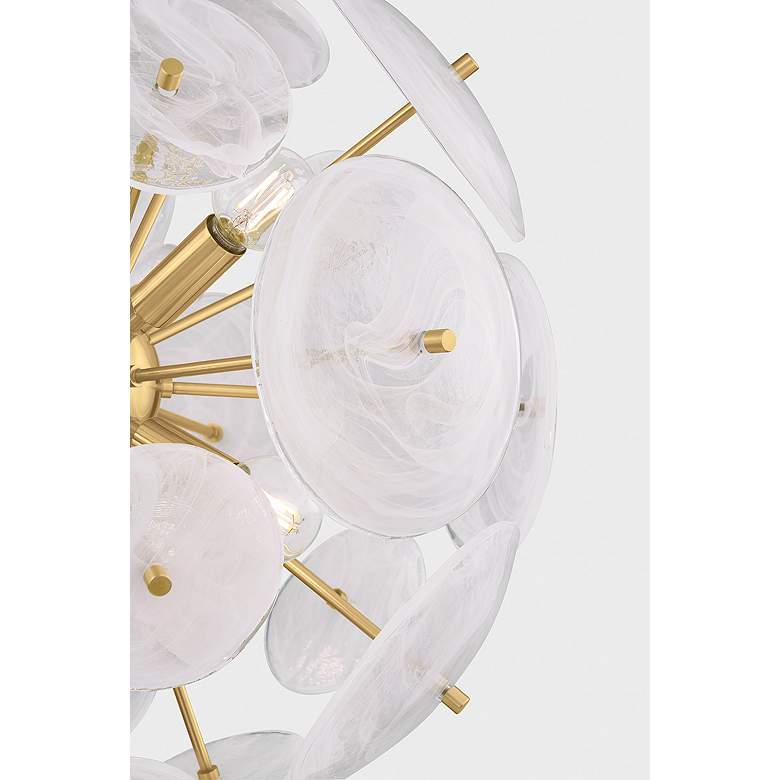 Image 6 Mitzi Tamara Chandelier 20" in Aged Brass more views