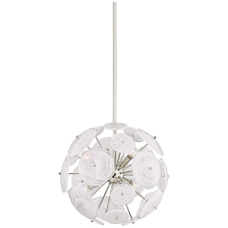Image 1 Mitzi Tamara Chandelier 20" in Polished Nickel