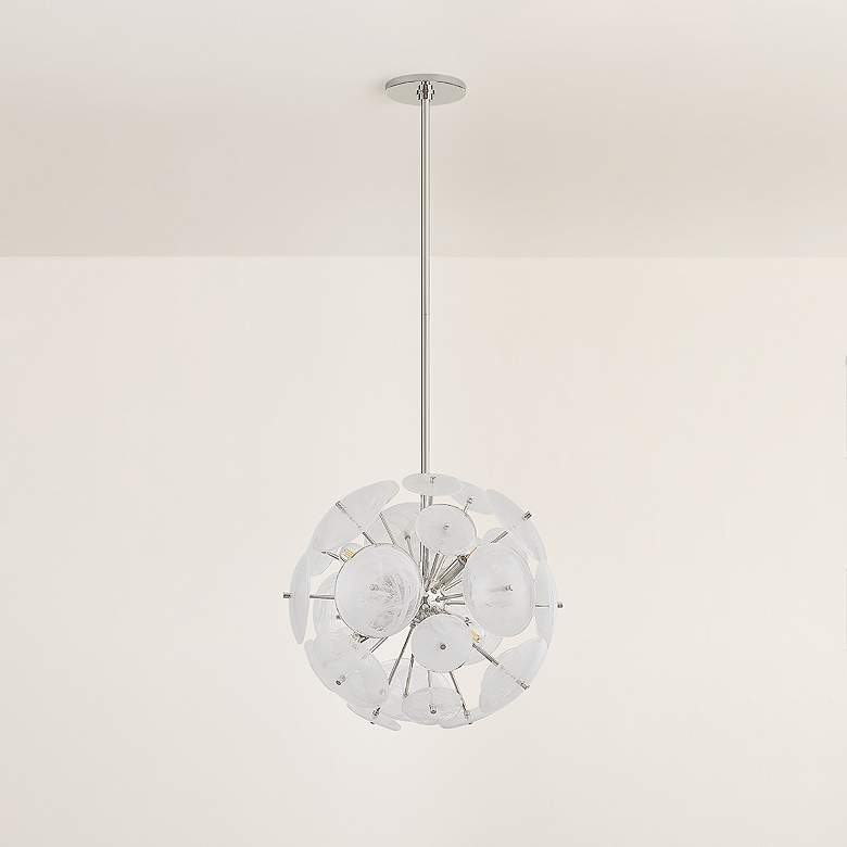 Image 4 Mitzi Tamara Chandelier 20" in Polished Nickel more views