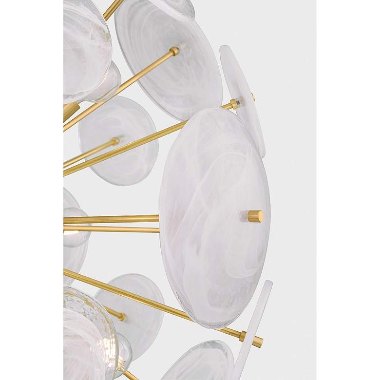 Image 2 Mitzi Tamara Chandelier 30" in Aged Brass more views