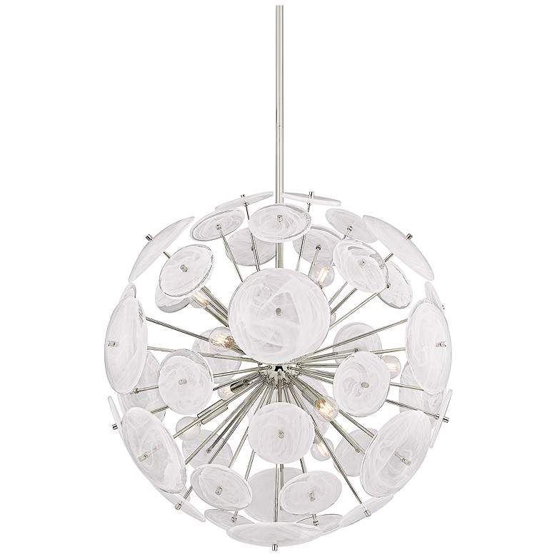 Image 1 Mitzi Tamara Chandelier 30" in Polished Nickel