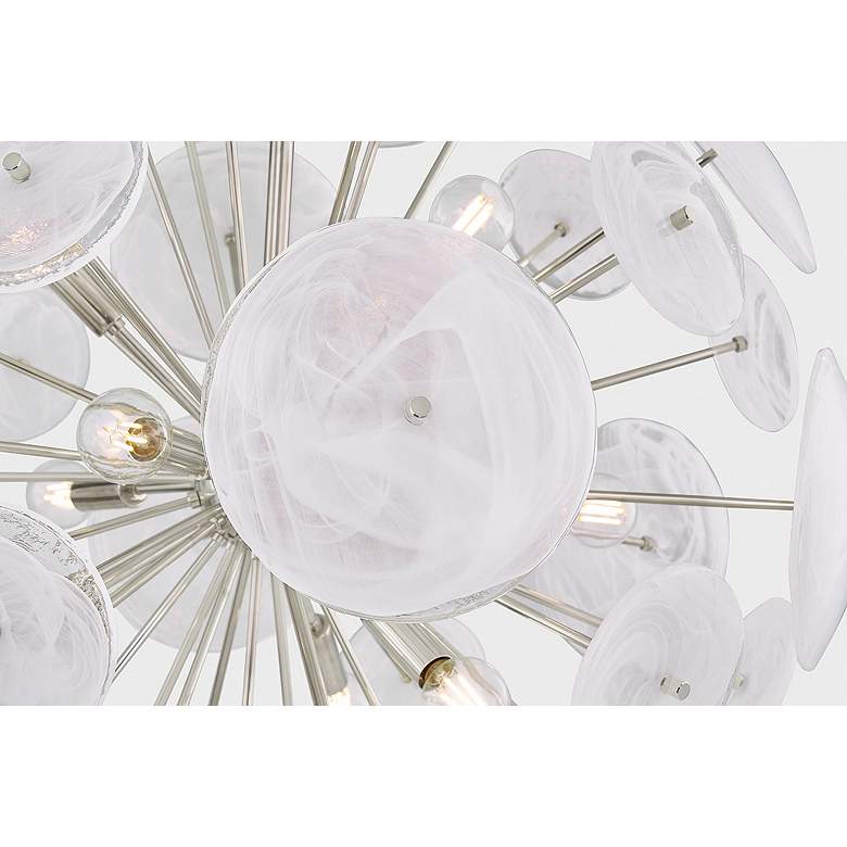 Image 6 Mitzi Tamara Chandelier 30" in Polished Nickel more views