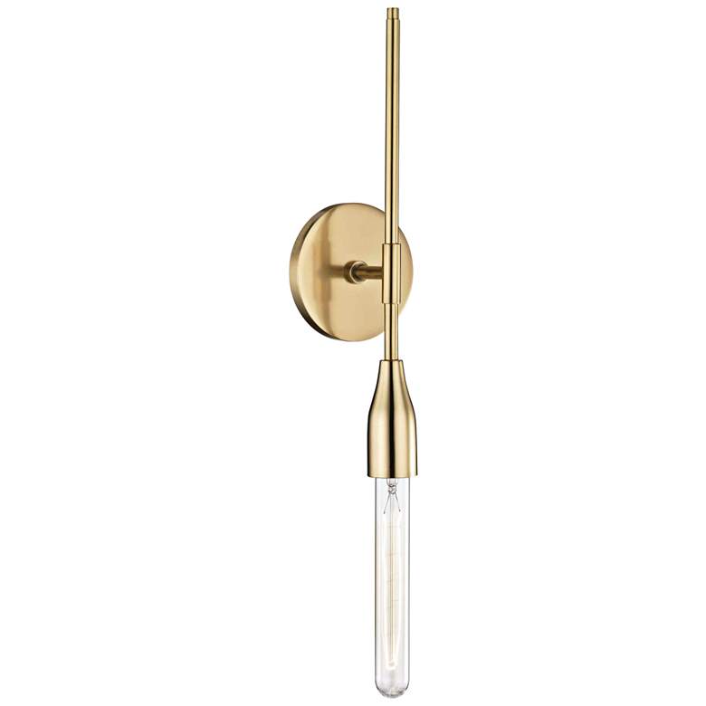 Image 4 Mitzi Tara 23 1/2" High Aged Brass Wall Sconce more views