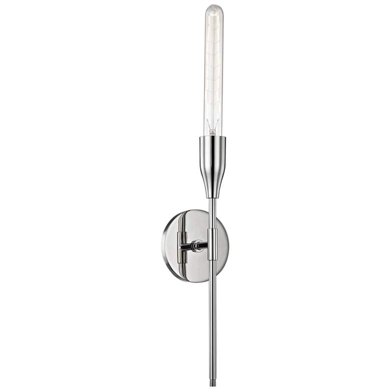 Image 2 Mitzi Tara 23 1/2" High Polished Nickel Wall Sconce