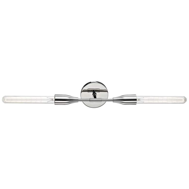 Image 4 Mitzi Tara 30" High Polished Nickel 2-Light Wall Sconce more views