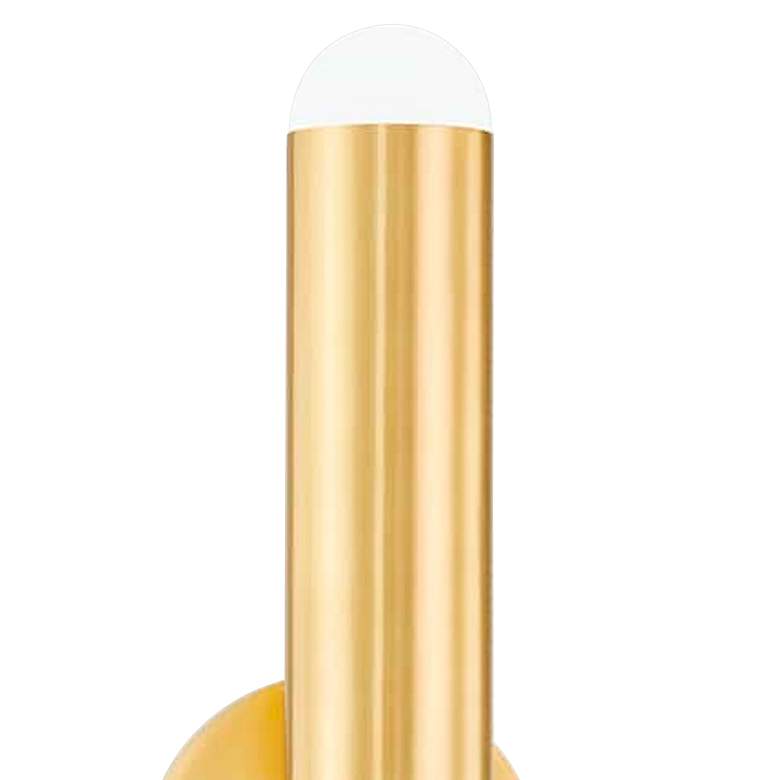 Image 3 Mitzi Taylor 18 1/2" High Aged Brass 2-Light Wall Sconce more views