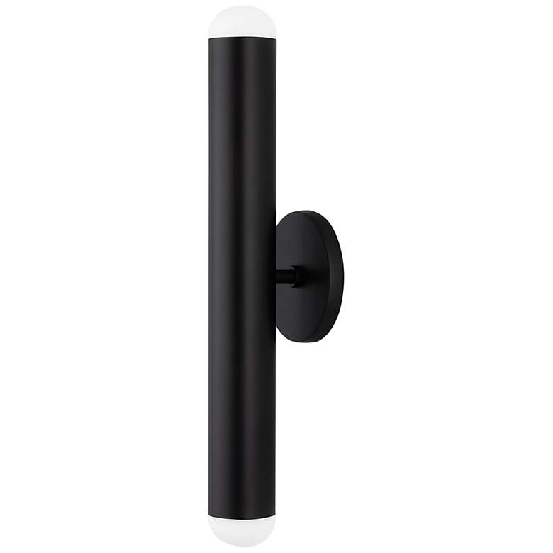 Image 4 Mitzi Taylor 18 1/2" High Soft Black 2-Light Wall Sconce more views