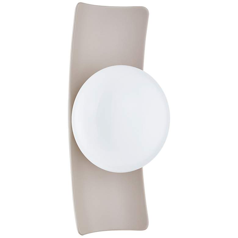 Image 1 Mitzi Terra 7.75 In 1 Lt Wall Sconce Aged Brass/Ceramic Antique Ivory
