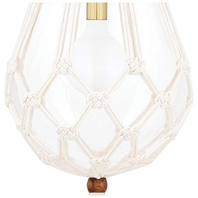 Image 3 Mitzi Tessa 14 3/4" Wide Aged Brass Pendant Light more views