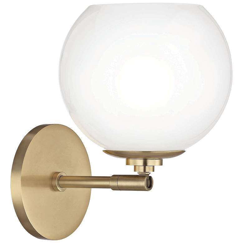 Image 4 Mitzi Tilly 9" High Aged Brass LED Wall Sconce more views