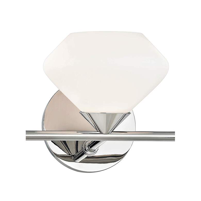 Image 2 Mitzi Valerie 21 3/4"W Polished Nickel 3-Light Bath Light more views