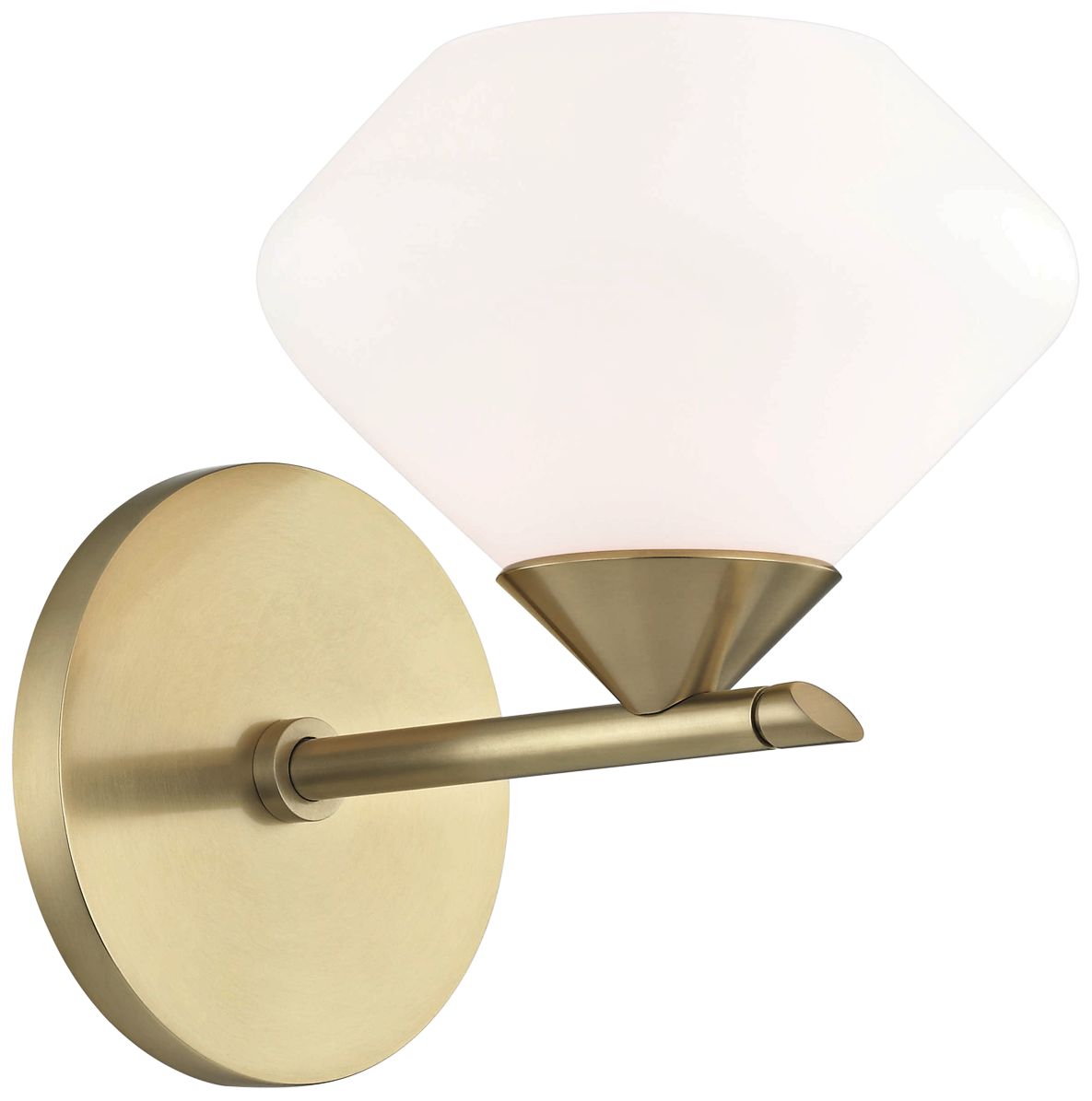 Mitzi Valerie 7" High Aged Brass Wall Sconce