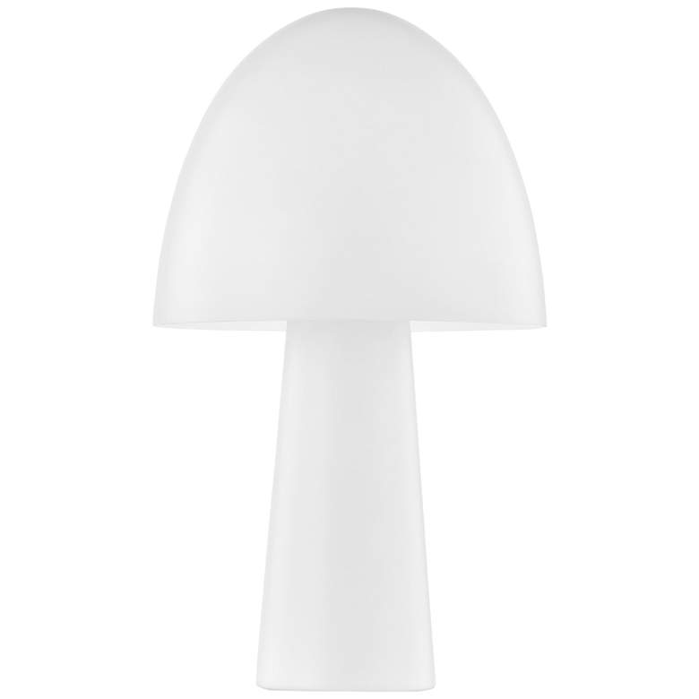 Image 1 Mitzi Vicky 17 1/4" High Soft White Accent Mushroom Table Lamp