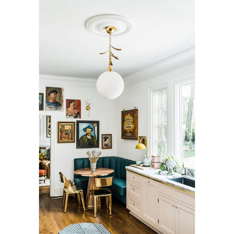 Image 3 Mitzi Victoria 13 1/4" Wide Antiqued Pendant Light more views