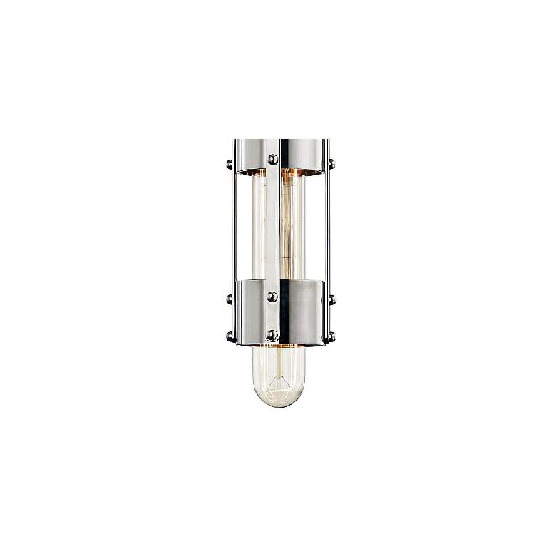 Mitzi Violet 16 1/4&quot; High Polished Nickel Wall Sconce more views