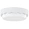 Mitzi Wave 16" Wide Ceramic Matte White Ceiling Light