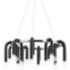 Mitzi Whit 28 3/4" Wide 20-Light Nickel and Black Chandelier