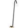 Mitzi Whit 60 1/4" High Aged Brass and Black Modern Floor Lamp