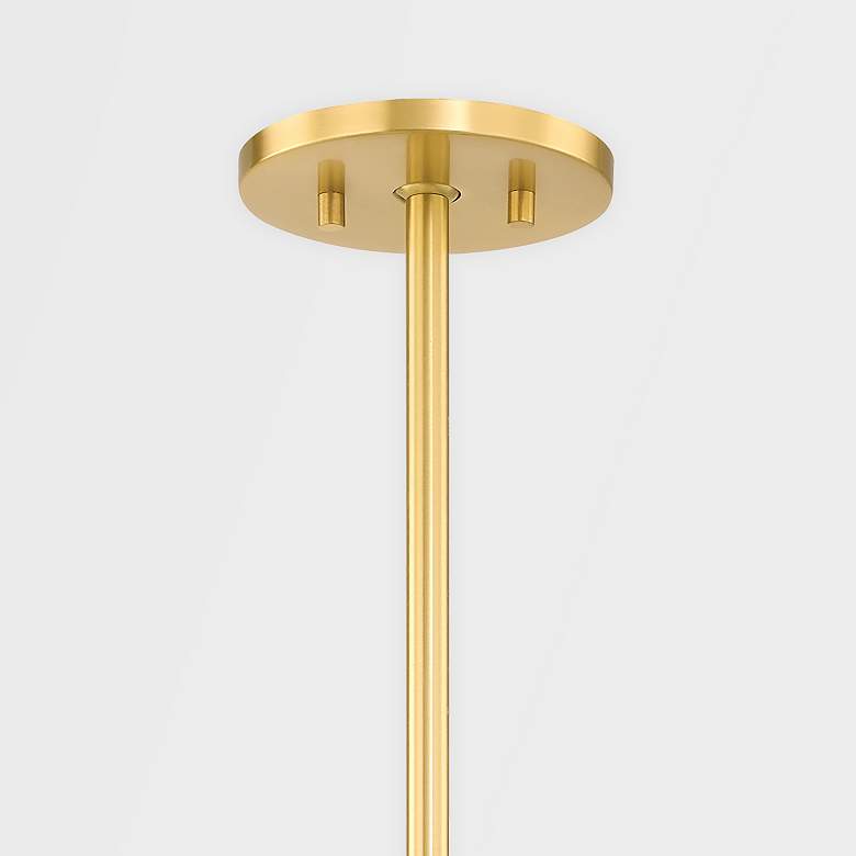 Image 4 Mitzi Whitley 19 3/4" Wide Aged Brass Pendant Light more views