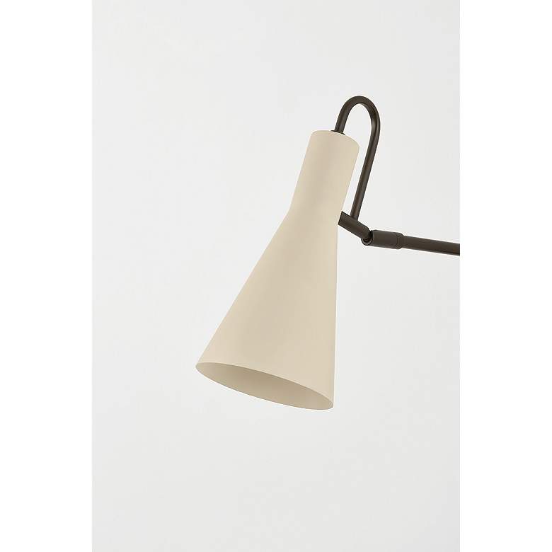 Image 2 Mitzi Yvette Wall Sconce 4.75" in True Bronze and Soft Bisque more views