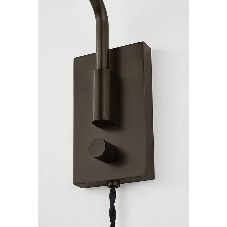 Image 3 Mitzi Yvette Wall Sconce 4.75" in True Bronze and Soft Bisque more views