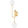 2_Mitzi Zani 25 1/2" High Aged Brass 2-Light Wall Sconce more views