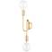 Mitzi Zani 28 1/4" High Aged Brass 2-Light Wall Sconce