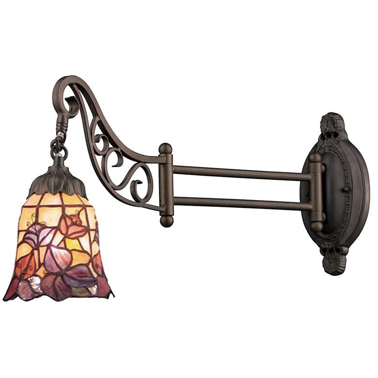 Image 1 Mix-N-Match 12" High 1-Light Sconce - Tiffany Bronze