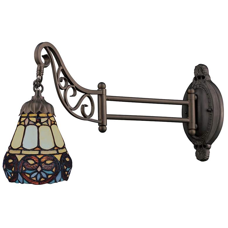 Image 1 Mix-N-Match 12" High 1-Light Sconce - Tiffany Bronze