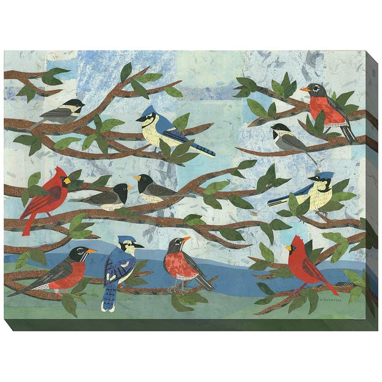 Image 2 Mixed Company 40" Wide Rectangular Outdoor Canvas Wall Art