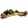 Mixed Succulents 17 1/2"W Faux Plant in Wooden Log