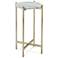 Mixson 25" Gray Marble Scatter Table