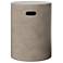 Mixx 13.75" Wide Dark Grey Cylinder Accent Stool