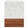 Mixx 13.75" Wide Ivory Terrazzo/Natural Stecca Corto Accent Stool