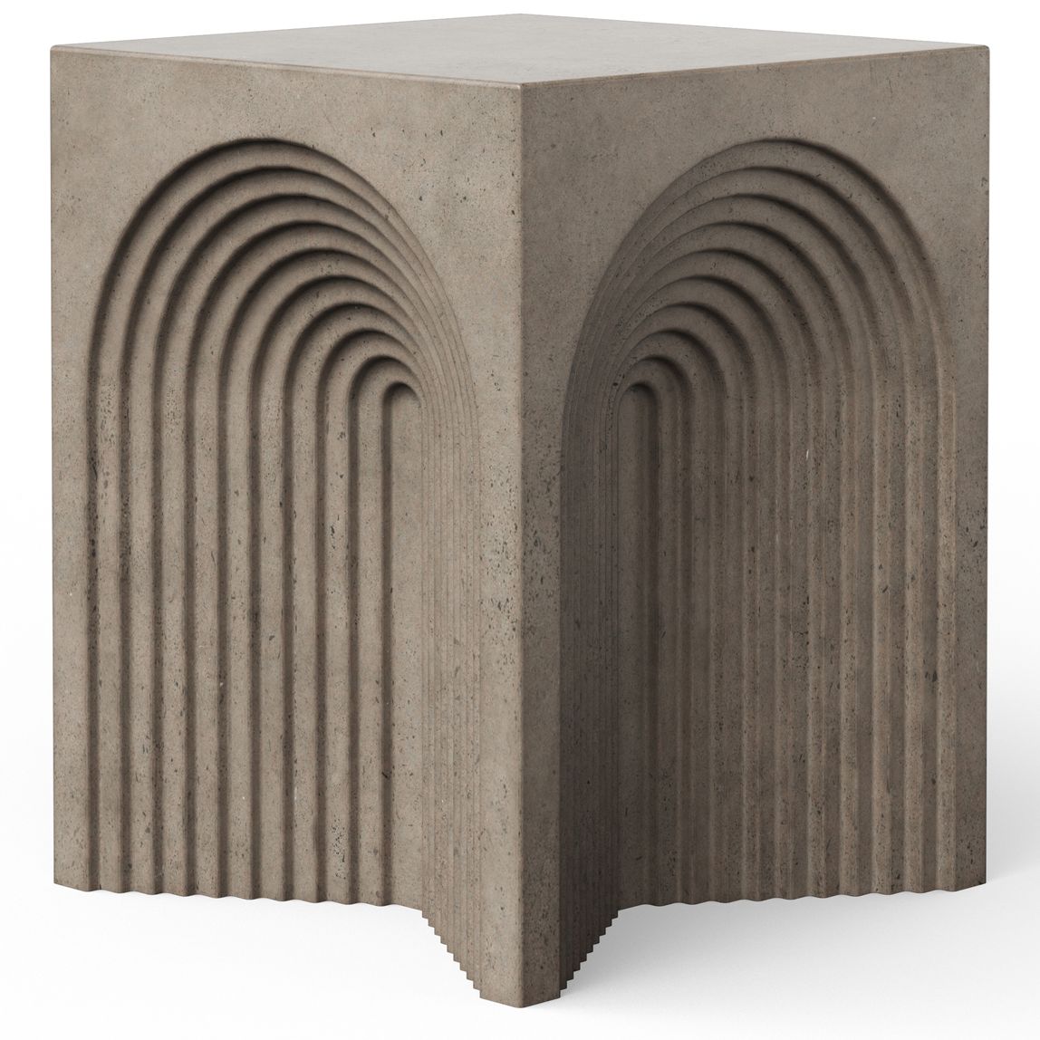 Image 2 Mixx 14.2" Wide Dark Grey Orion Stool more views