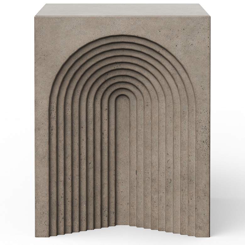 Image 3 Mixx 14.2" Wide Dark Grey Orion Stool more views