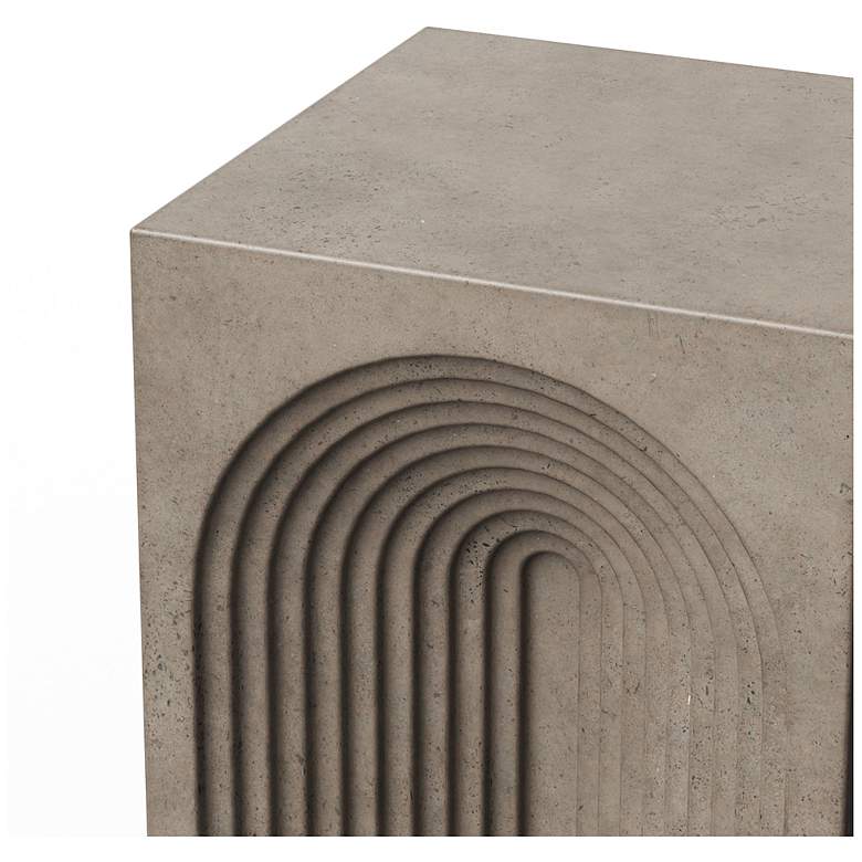 Image 4 Mixx 14.2" Wide Dark Grey Orion Stool more views