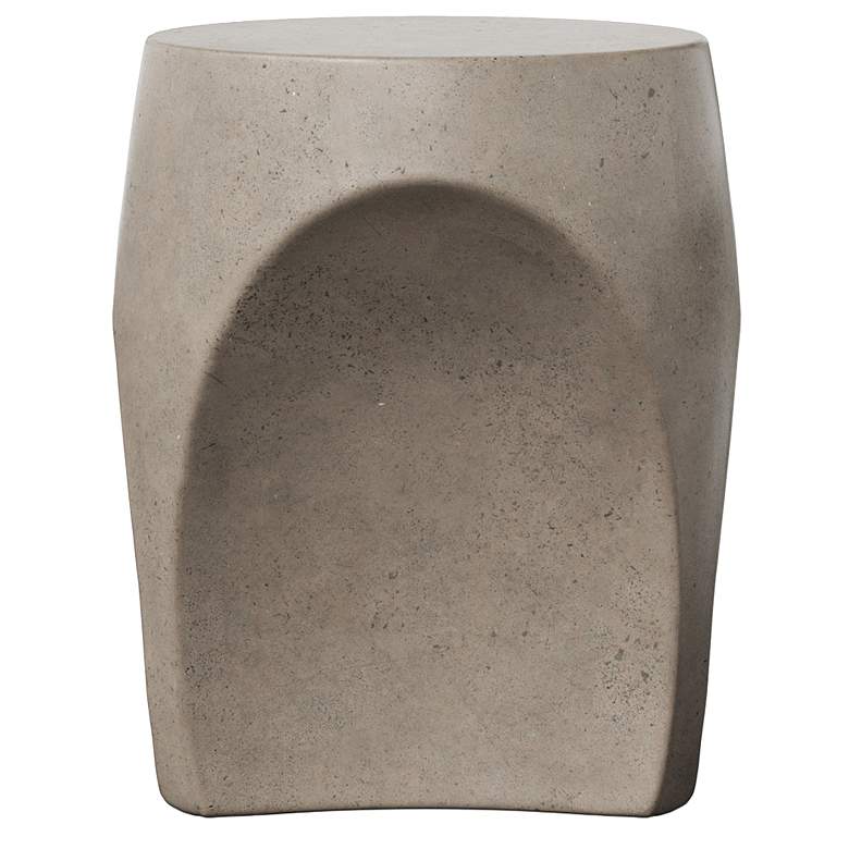 Image 1 Mixx 14.2" Wide Dark Grey Thalia Stool