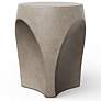 2_Mixx 14.2" Wide Dark Grey Thalia Stool more views