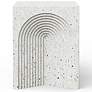 3_Mixx 14.2" Wide Ivory Terrazzo Orion Stool more views